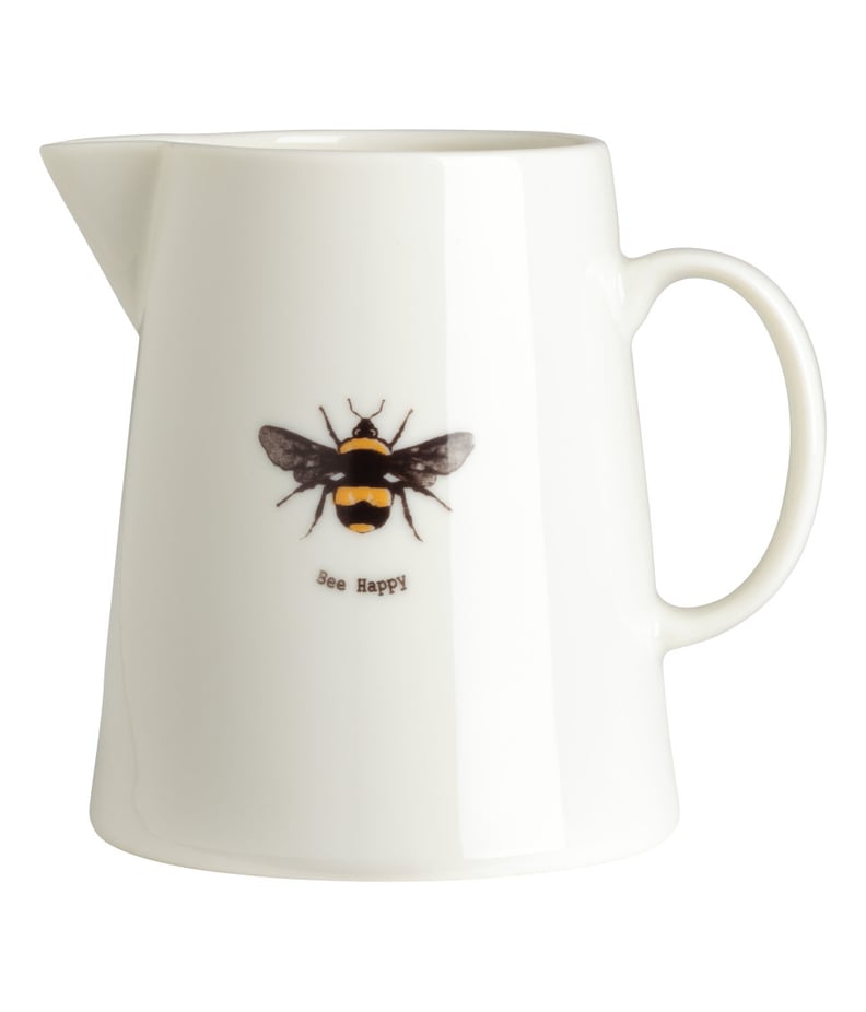 H&M Porcelain Pitcher With Motif