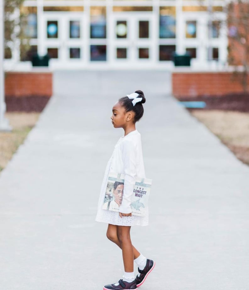 Avery Dressed Up as Ruby Bridges