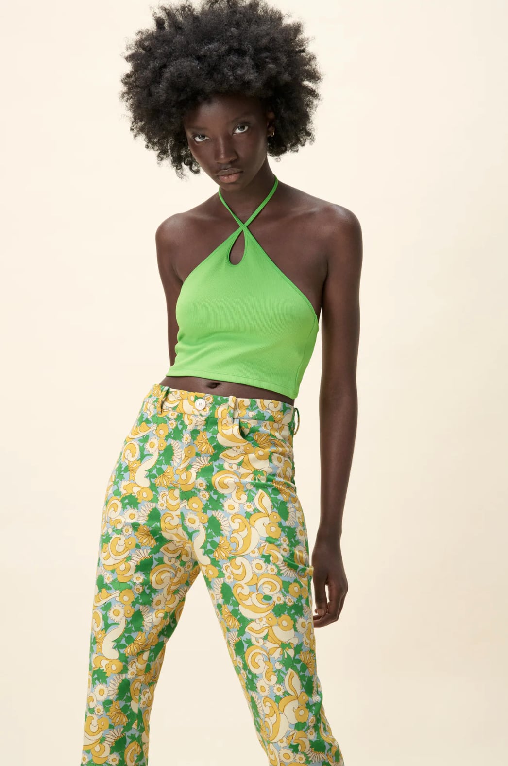 Zara Crossed Halter Top, Retro-Cool Halter Tops Are Making Our Summer Feel  Like It's 1969