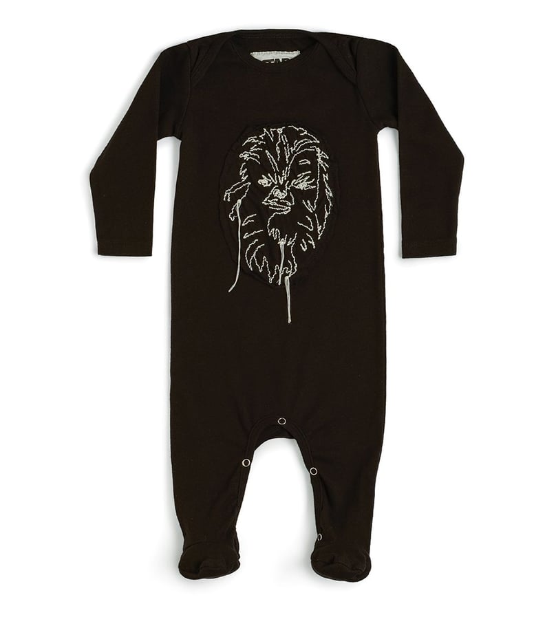 Star Wars Embroidered Chewbacca Footed Overall