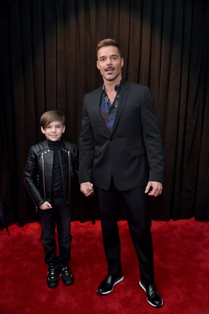 Ricky Martin and His Son at the 2019 Grammys