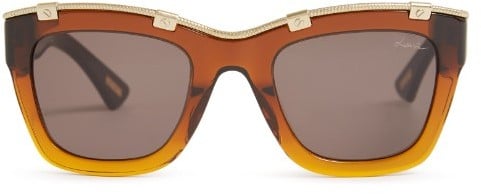 Lanvin Square-frame acetate sunglasses ($334)