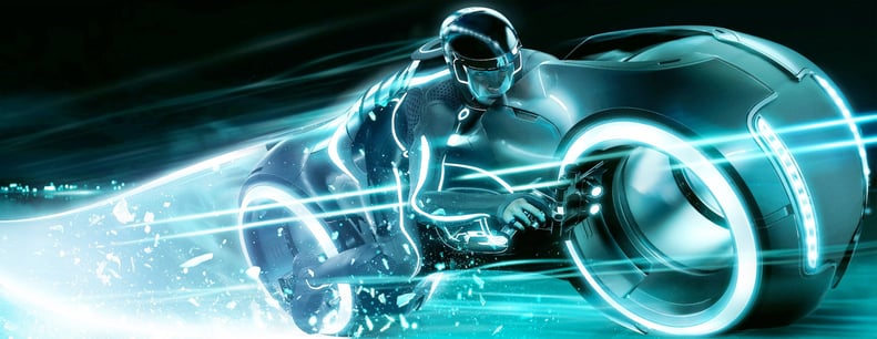 TRON Lightcycle Power Run Vehicle Rendering