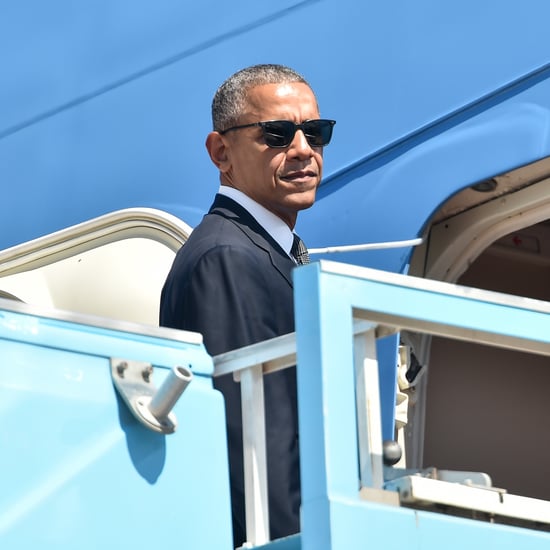 President Obama Hurries Bill Clinton Onto Air Force One