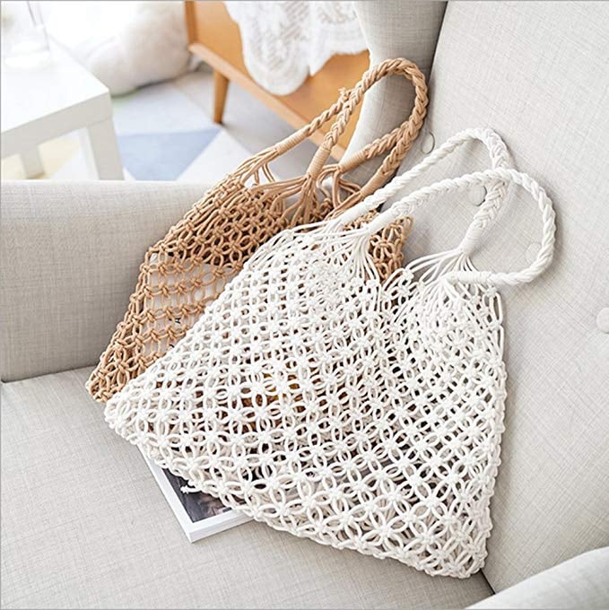 Ma.Lina Tote Fishing Net Woven Bag