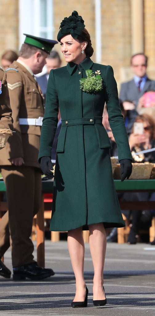 Kate Middleton's Green Coat on St. Patrick's Day 2019