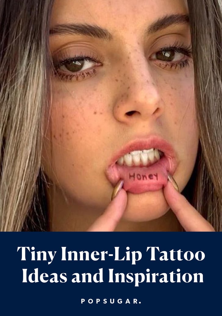 Tiny Inner Lip Tattoo Ideas And Inspiration Popsugar Beauty Photo 16