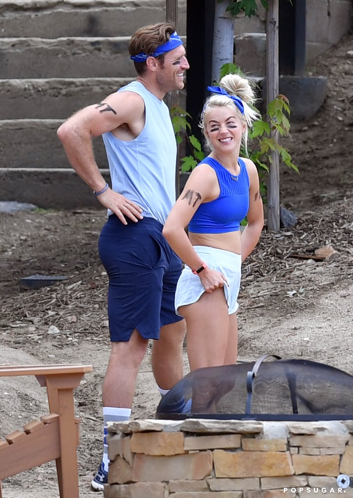 Julianne Hough and Brooks Laich in Relay Race August 2017 POPSUGAR