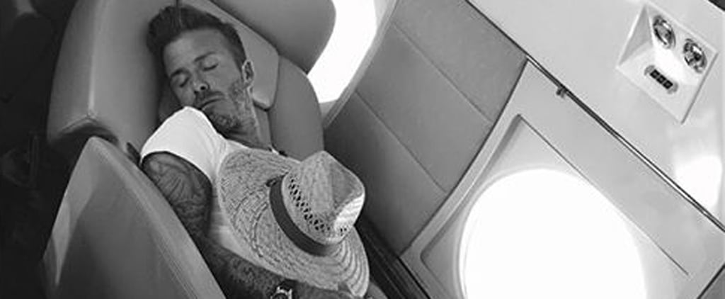 David Beckham Sleeping Instagram Picture