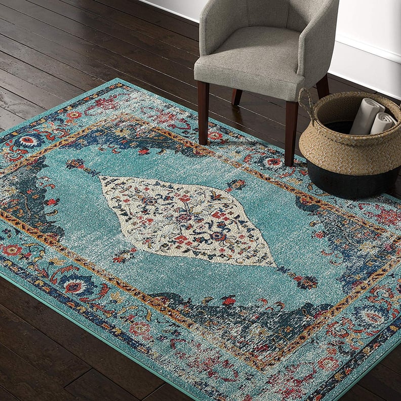 Rivet Distressed Colour Medallion Rug