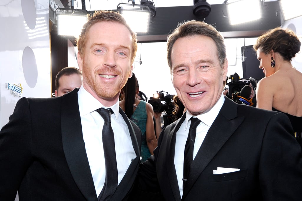 Damian Lewis and Bryan Cranston buddied up in black tie.