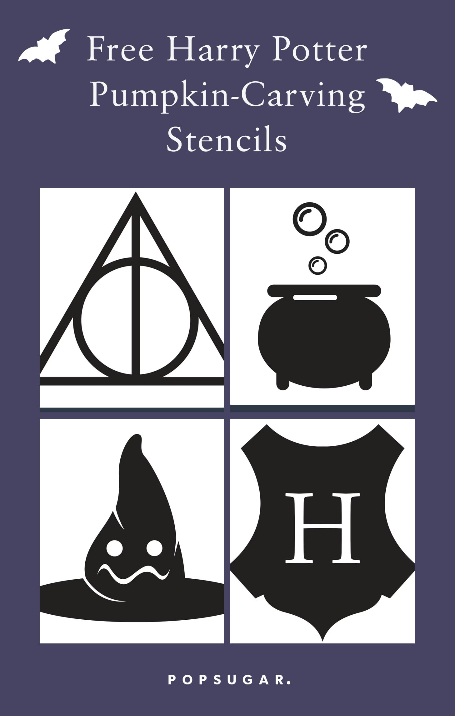 hogwarts crest stencil