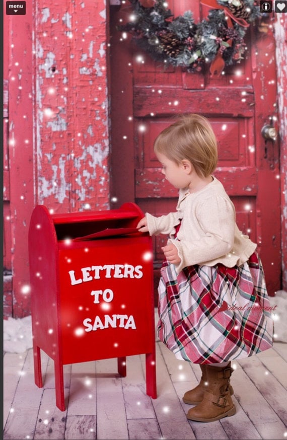 North Pole Mailbox Christmas Prop