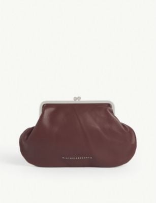 Victoria Beckham Pocket Leather Clutch