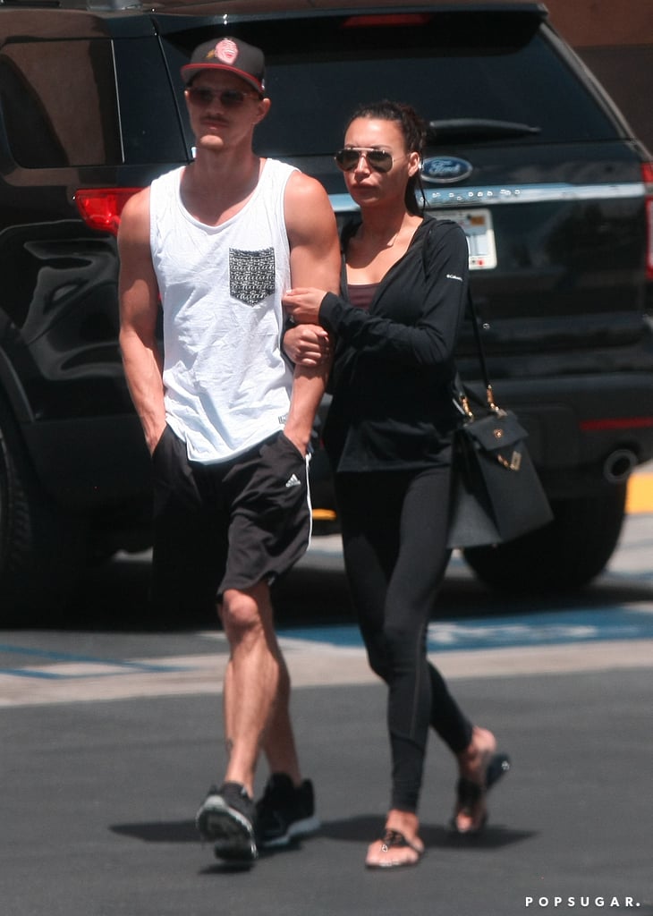 Naya Rivera and Ryan Dorsey Kiss in LA | Pictures