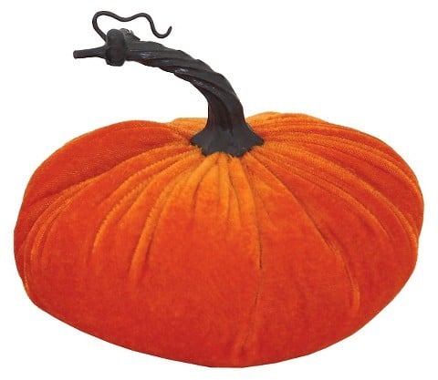 Halloween Velvet Orange Pumpkin