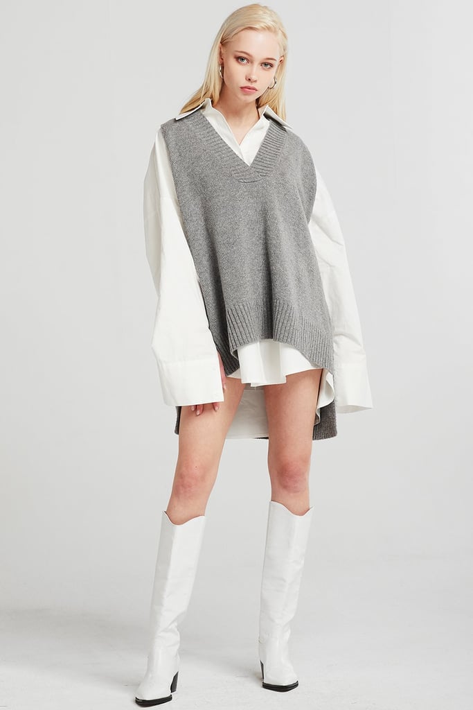 Storets Lyla Oversized Knit Vest