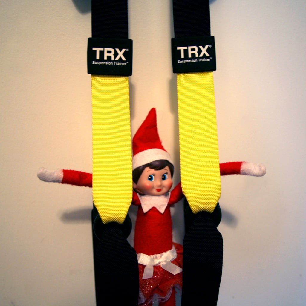 A little TRX for this little elf.