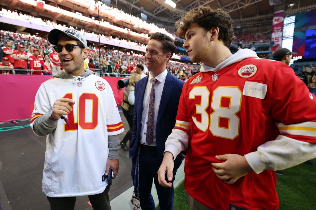 See Paul Rudd and Lookalike Son Jack at the 2023 Super Bowl