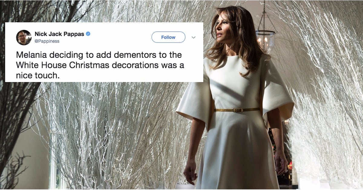 Melania Trump White House Holiday Decorations Reaction Memes POPSUGAR