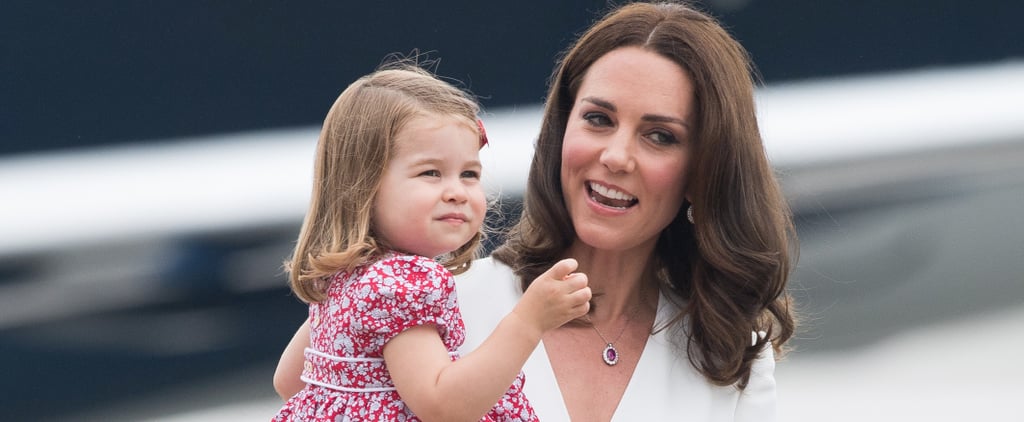 Princess Charlotte Wearing Red Shoes