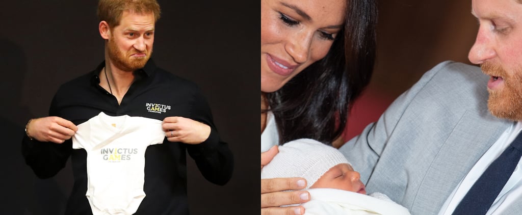 Prince Harry Reacts to Invictus Games Onesie For Baby Archie