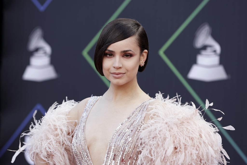 Sofia Carson Wore a Sparkly Pink Dress to the Latin Grammys