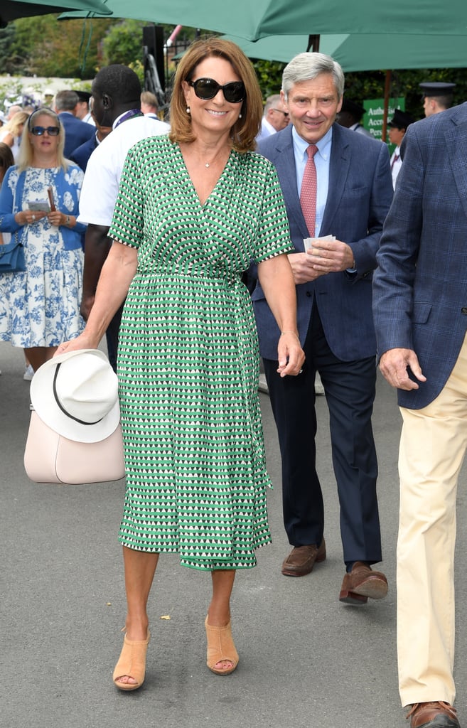 Carole Middleton's Green Dress at Wimbledon 2019