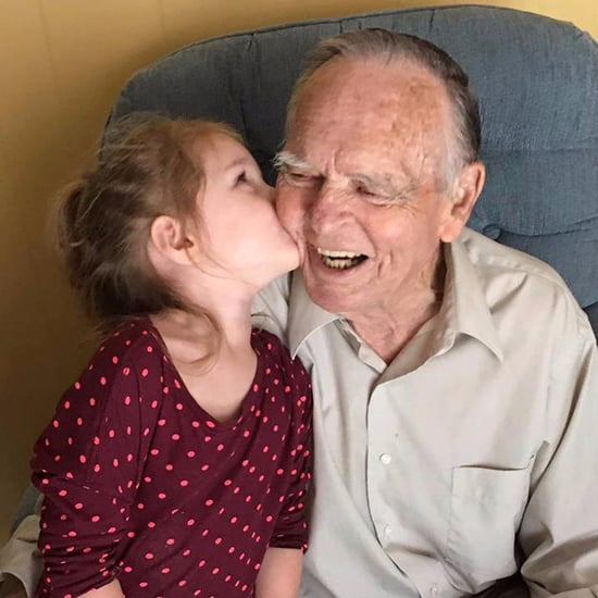 Little Girl Meets New Elderly Best Friend In Grocery Store