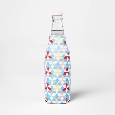 Geo Print Bottle Cooler