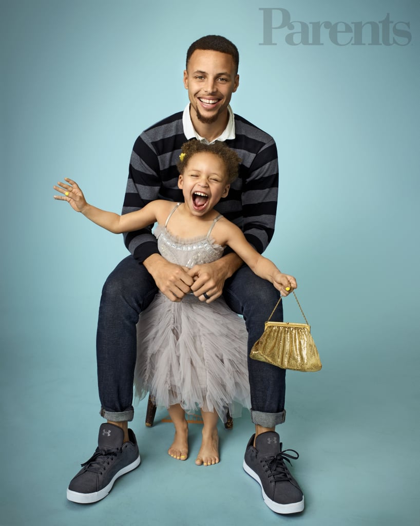 Ayesha on Steph as a dad: "The thing I love about him is that he’s not too cool for school. He’ll get down on the floor and play with the girls. He’ll put on dress‑up clothes if he has to, and he’s very patient, which is something I’m not. We balance each other out."
