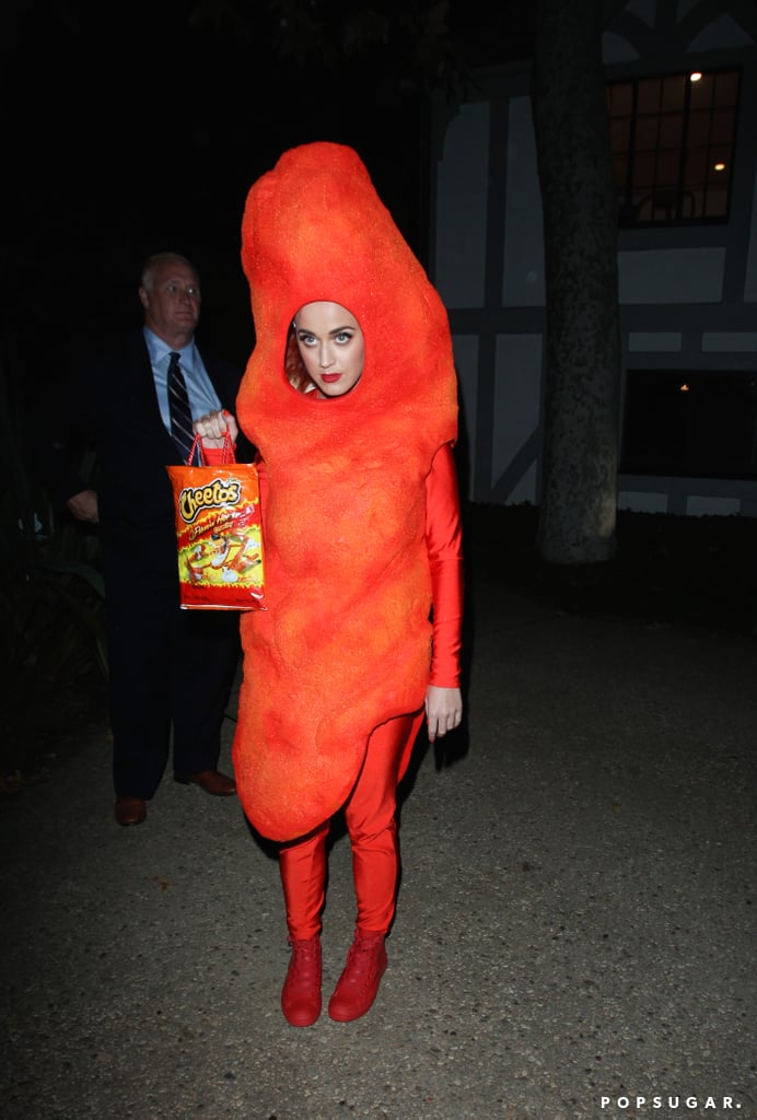 Katy Perry as a Flamin' Hot Cheeto