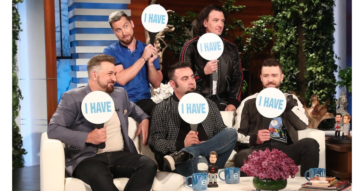 NSYNC Played "Never Have I Ever" Best Ellen Show Moments of 2018