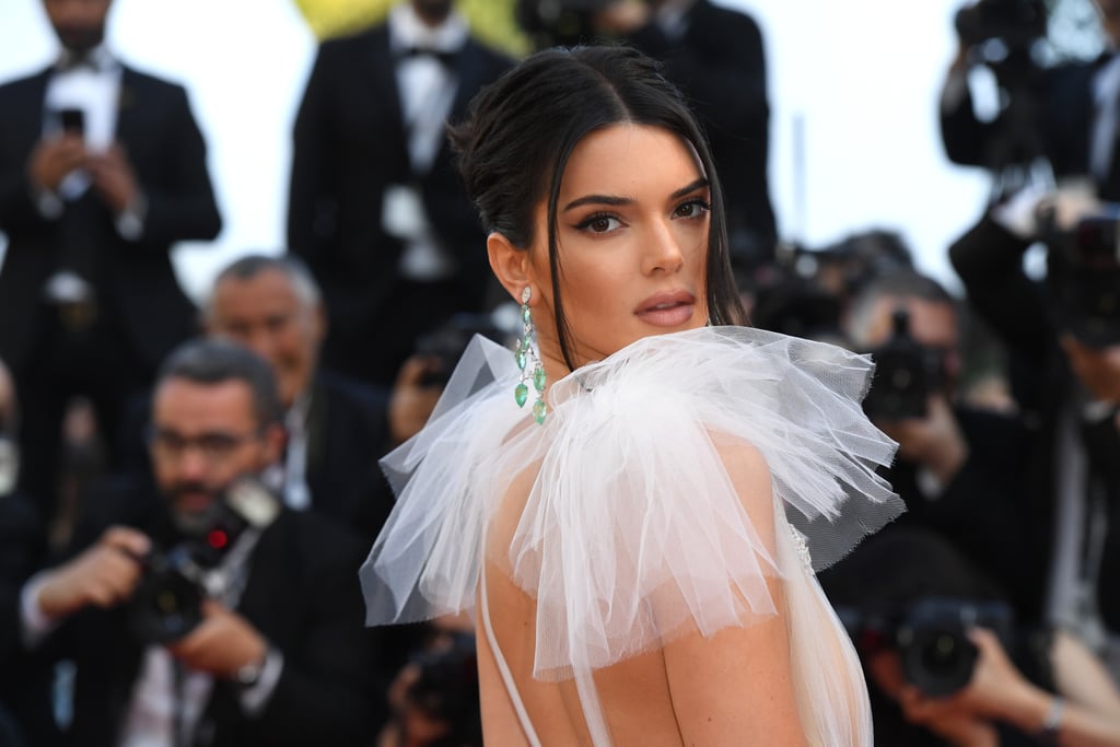 Kendall Jenner White Sheer Gown Cannes 2018