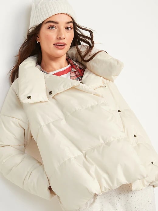 Old Navy Water-Resistant Double-Breasted Puffer Jacket