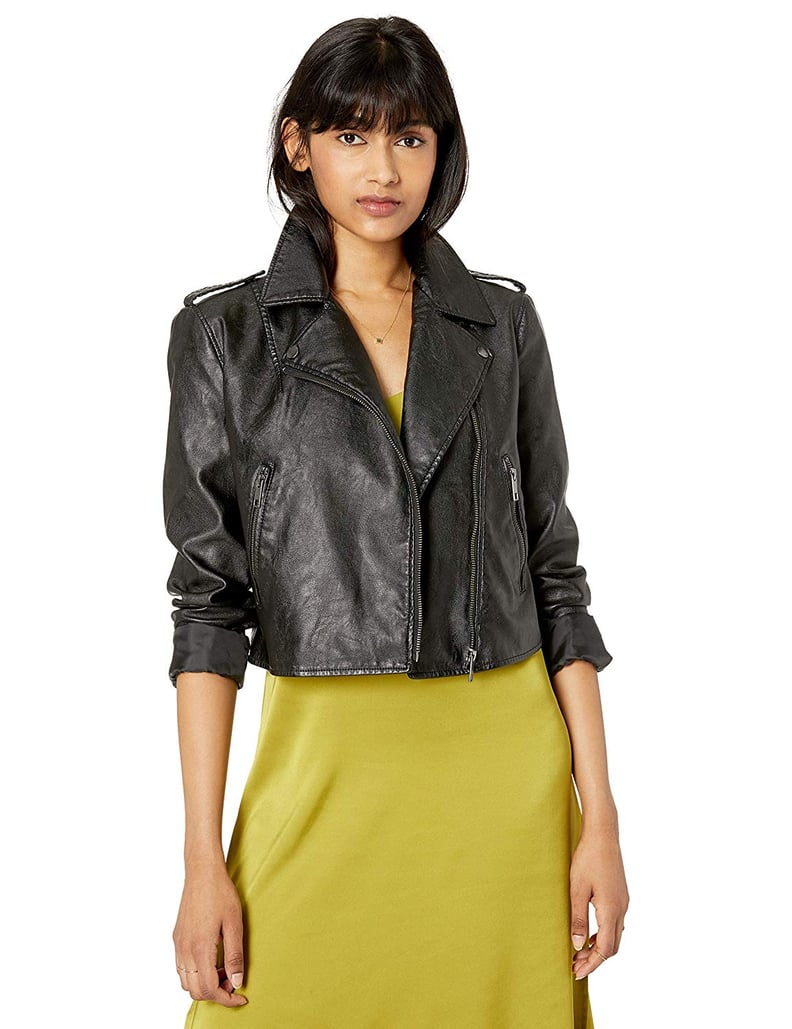 The Drop Women's Carmen Faux Leather Moto Jacket