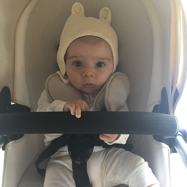 Kourtney Kardashian posted this gem of her "RAD little bunny," Reign.