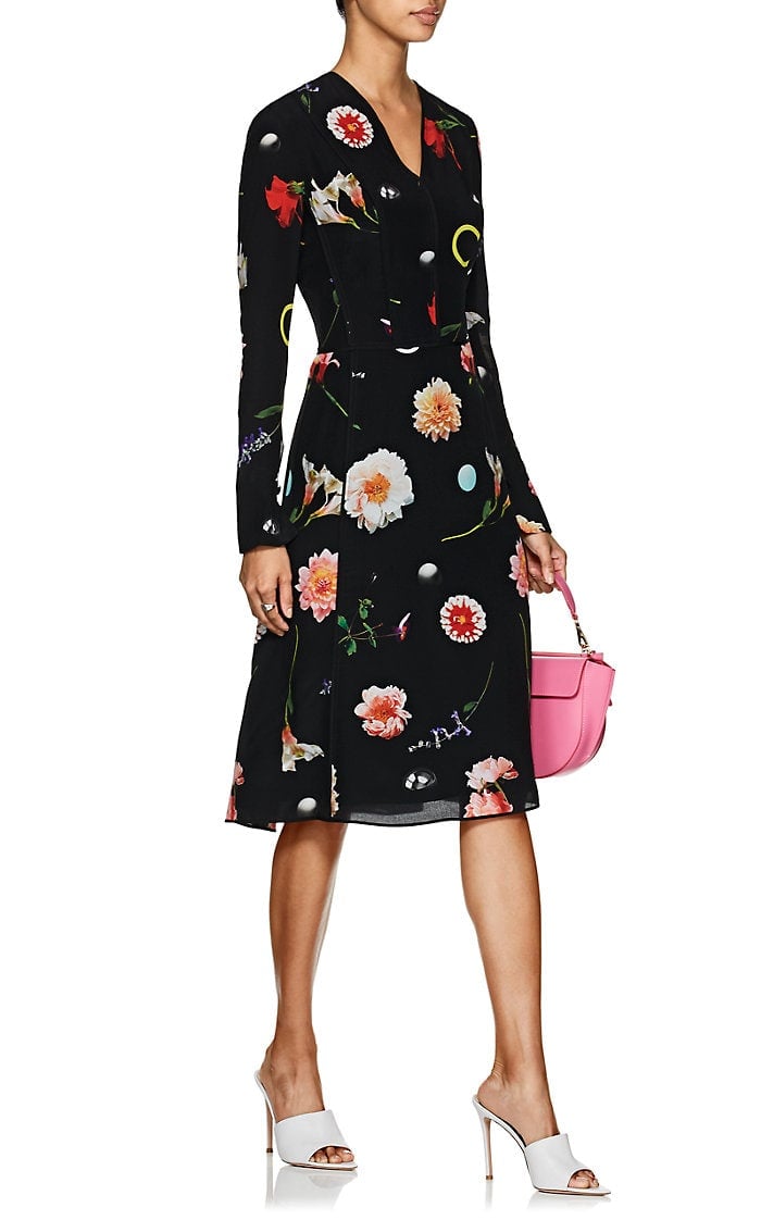 Narciso Rodriguez Floral Silk Dress