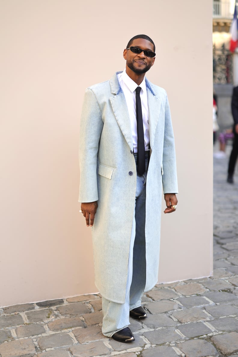 Usher at the Valentino Show During Paris Fashion Week, October 2023