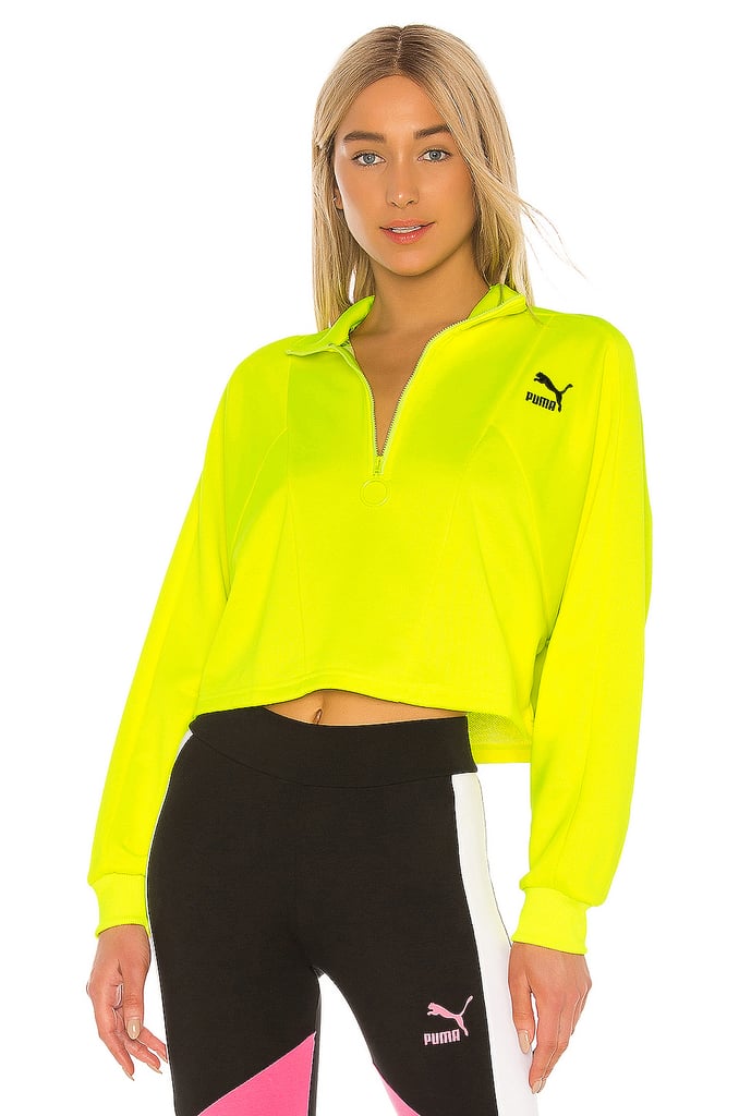 Puma TFS Cropped Half Zip Sweatshirt