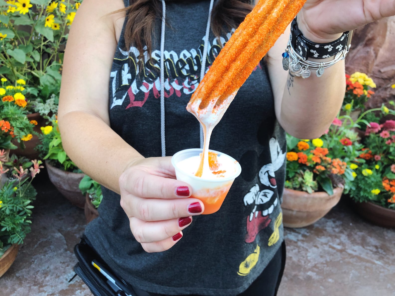 Candy Corn Churro at Disneyland POPSUGAR Food