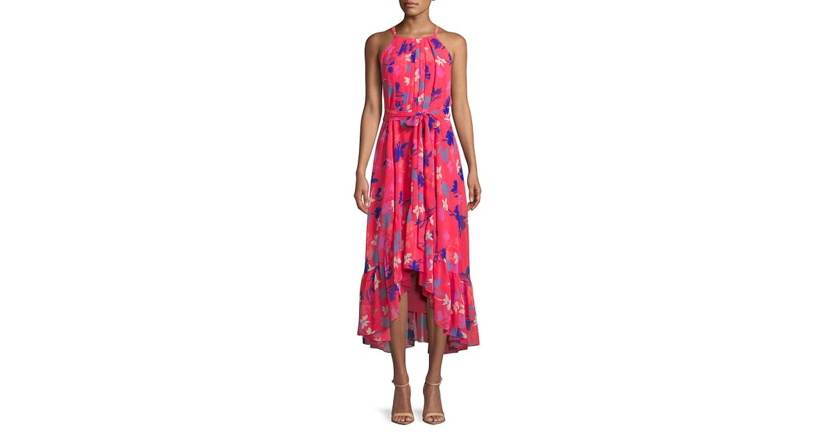 Vince Camuto Printed Chiffon Halter Dress | Special Occasion Dresses ...