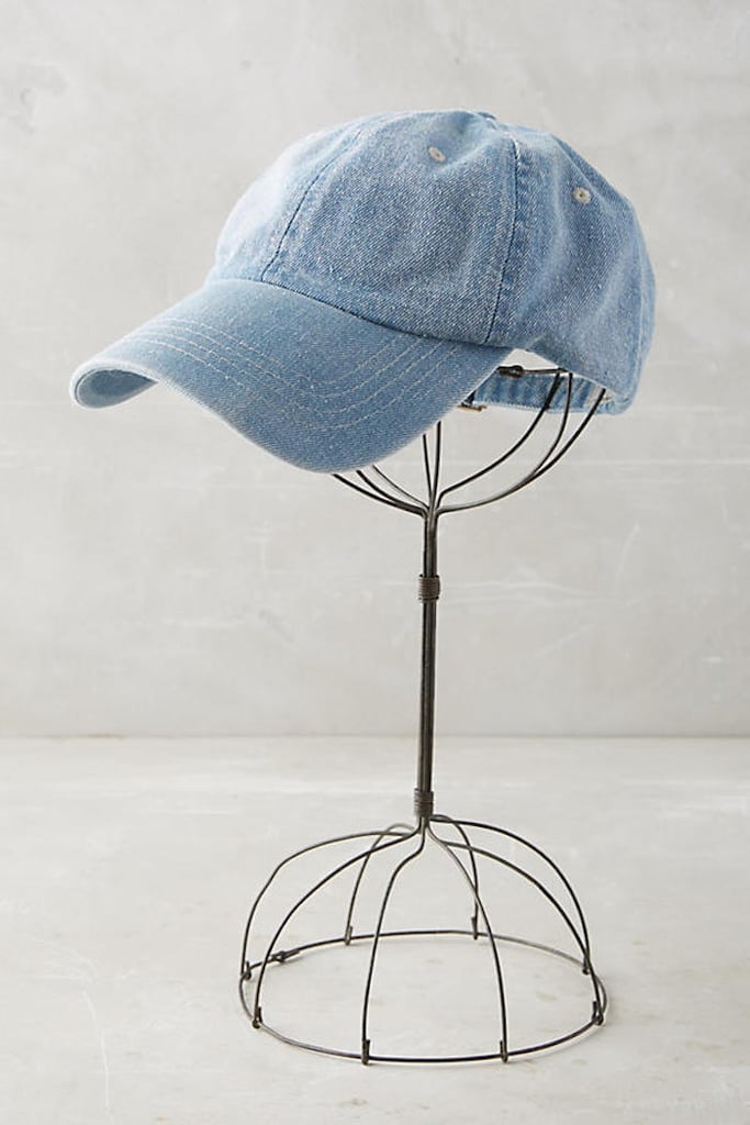 Anthropologie Denim Baseball Cap