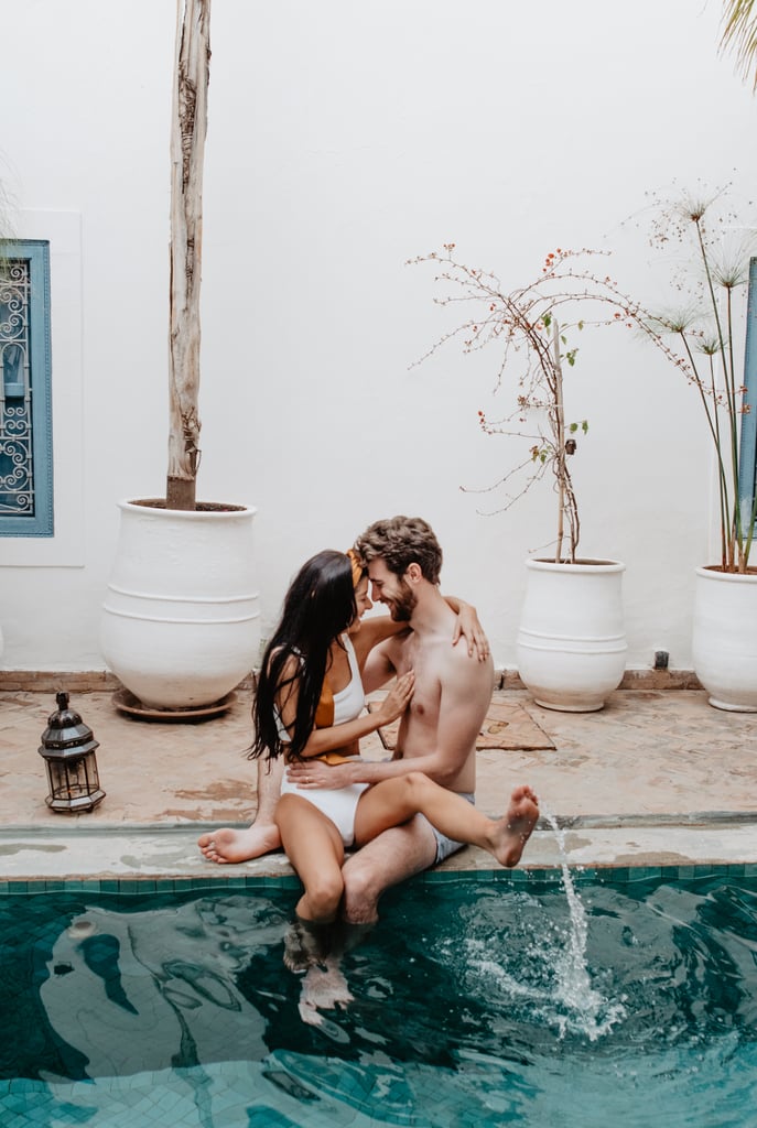 Sexy Moroccan Pool Couples Photo Shoot