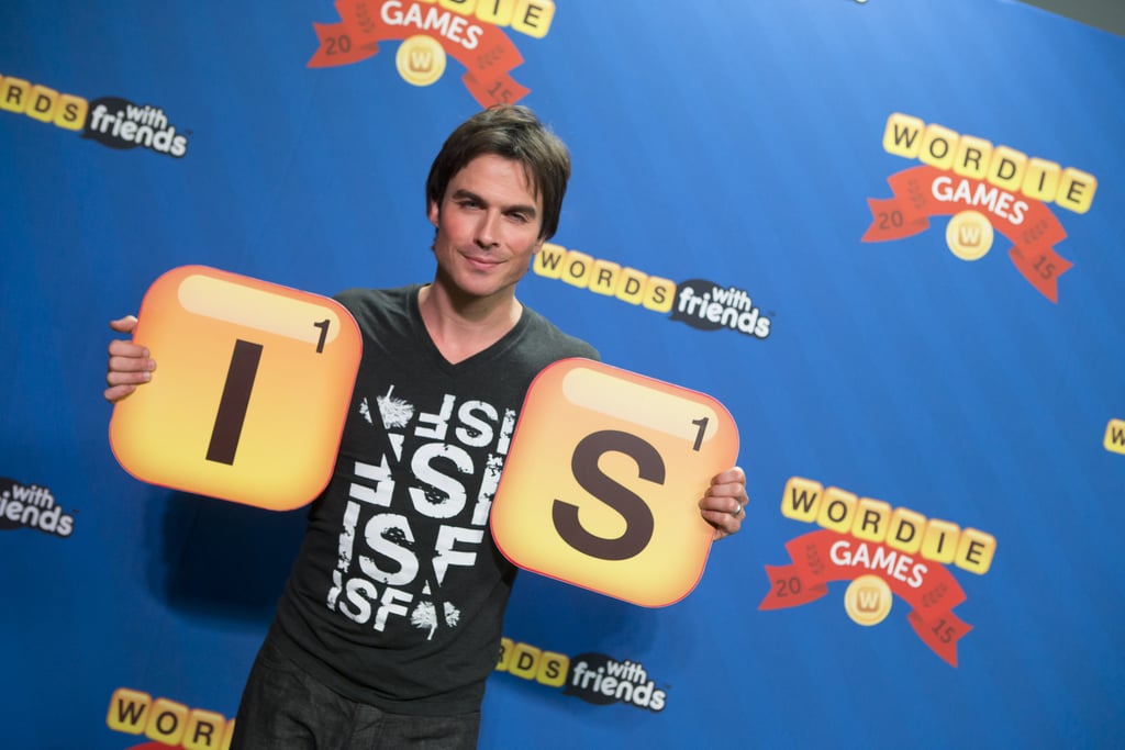 Ian Somerhalder at the 2015 Wordie Games