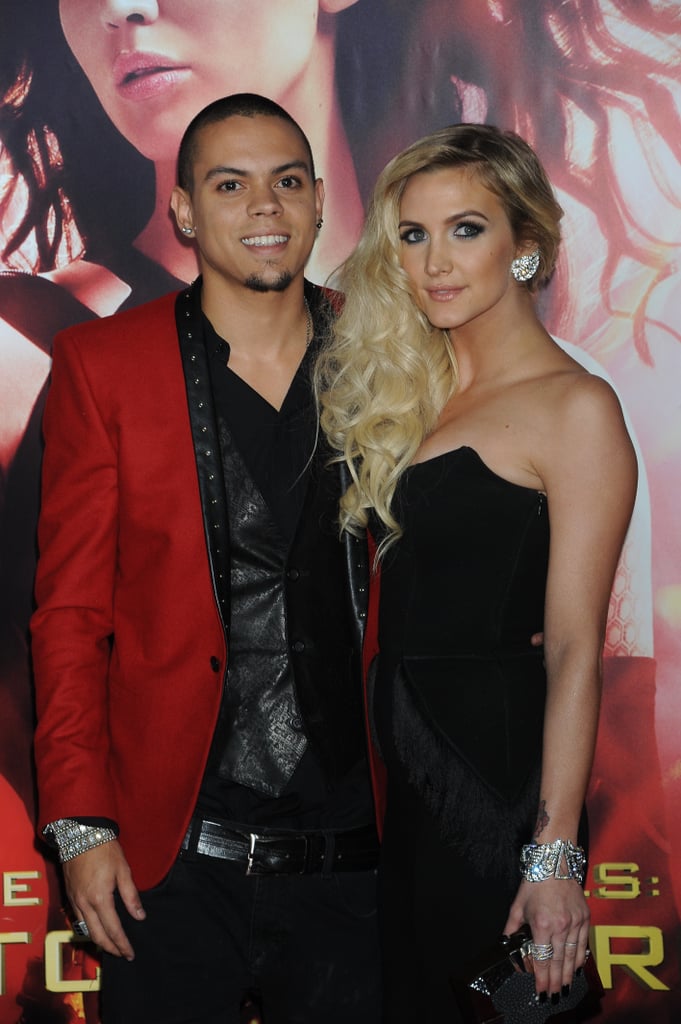 Ashlee Simpson and Evan Ross's Signature Red Carpet Pose