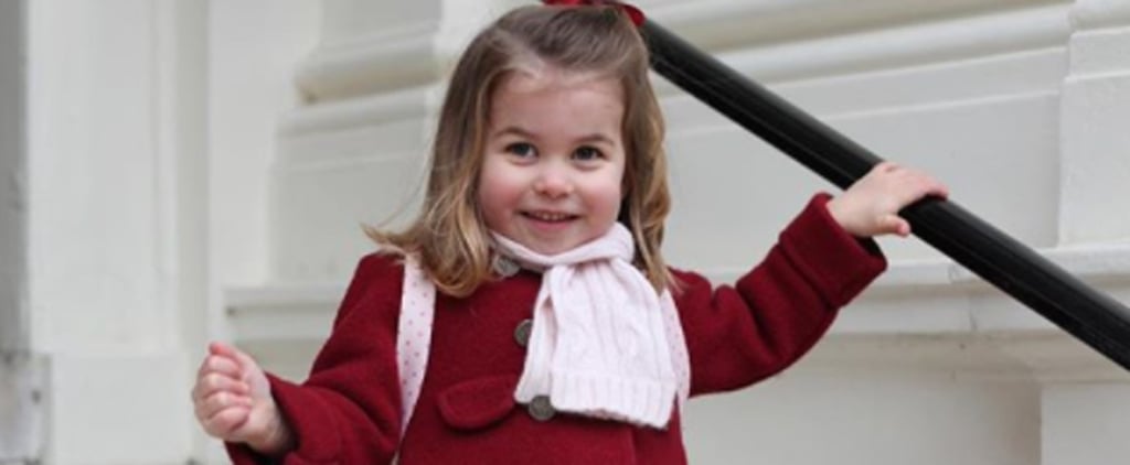 Princess Charlotte Is a Total Ham on Her First Day of Nursery School