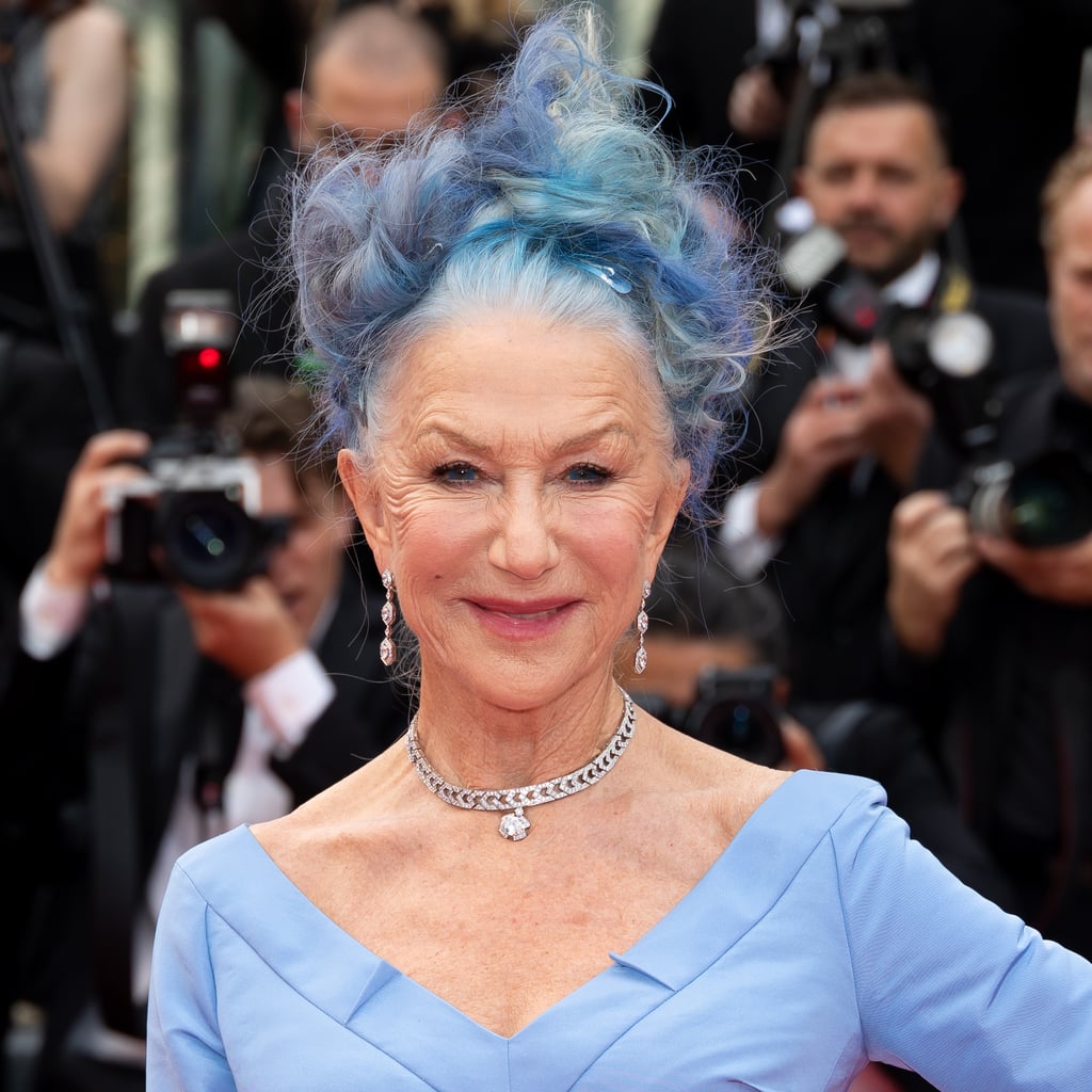 Yes, That Is Helen Mirren With Blue Hair at the Cannes Film Festival