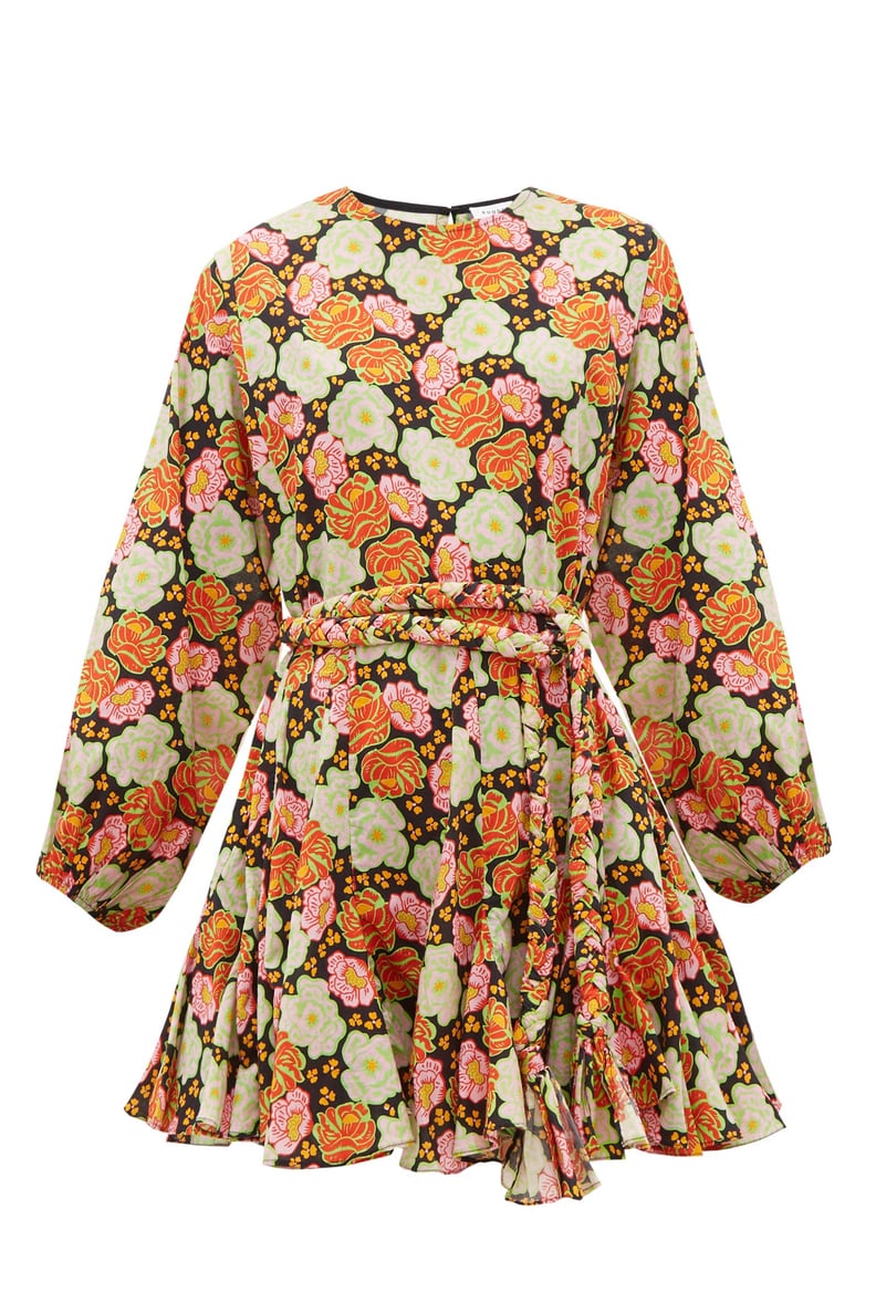 Rhode Ella Floral-Print Cotton Mini Dress