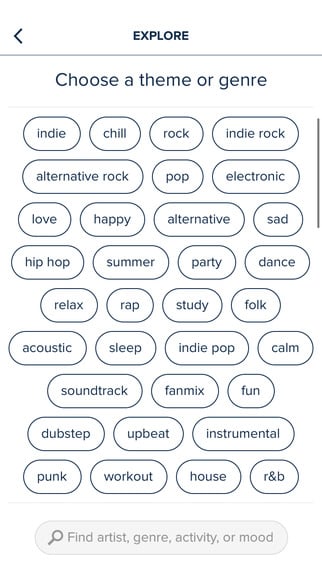 When you don't know what music to play.